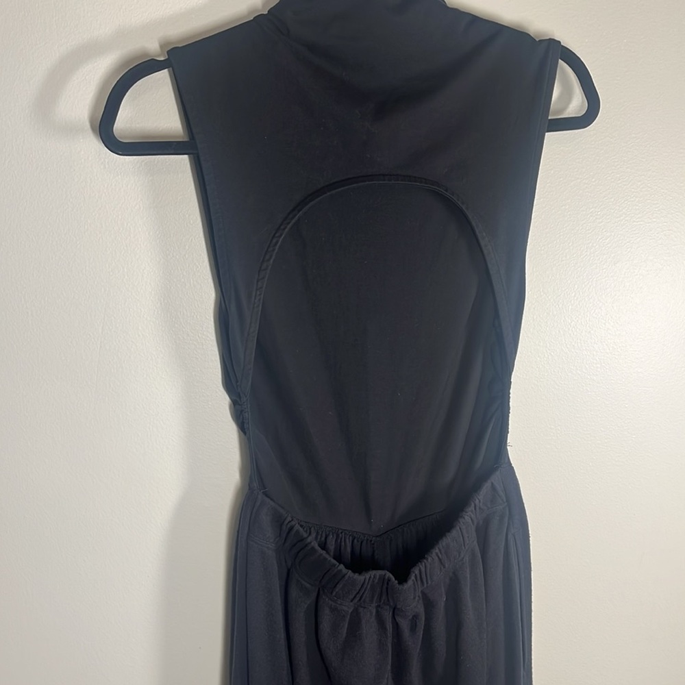 Free People Womens Black DreamJumpsuit XS Sleeveless Wide Leg FP Beach - Picture 6 of 15